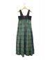 Scye (サイ) Cotton and Linen Blend Plaid Summer Dress グリーン サイズ:36：13000円