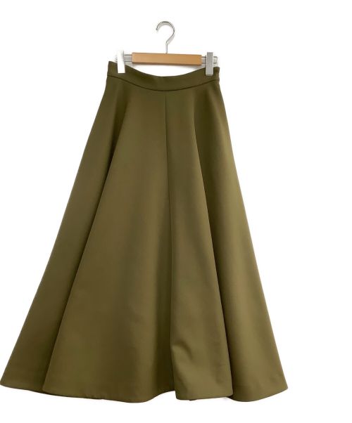 CLANE（クラネ）CLANE (クラネ) DOUBLE CROSS CIRCULAR SKIRT オリーブ サイズ:1の古着・服飾アイテム