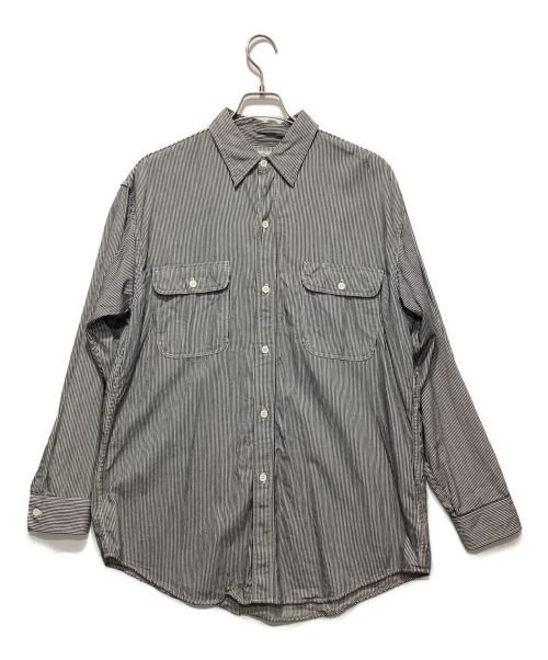orSlow（オアスロウ）orSlow (オアスロウ) ストライプシャツ ネイビー サイズ:4の古着・服飾アイテム