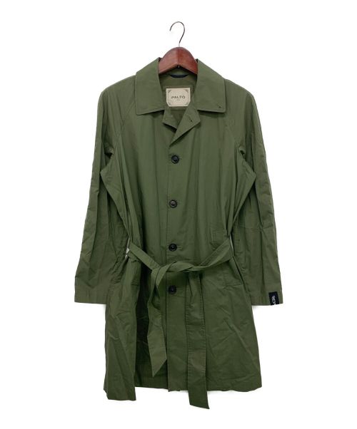 PALTO（パルト）PALTO (パルト) ステンカラーコート グリーン サイズ:48の古着・服飾アイテム