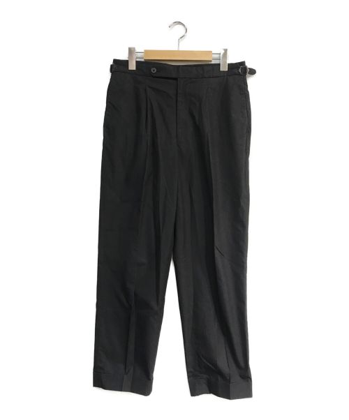 KAPTAIN SUNSHINE（キャプテンサンシャイン）KAPTAIN SUNSHINE (キャプテンサンシャイン) One Pleats Trousers　KS20SPT01 ブラック サイズ:W30の古着・服飾アイテム