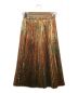 JUNYA WATANABE COMME des GARCONS (ジュンヤワタナベ コムデギャルソン) フローラルプリーツスカート マルチカラー サイズ:XS：15000円