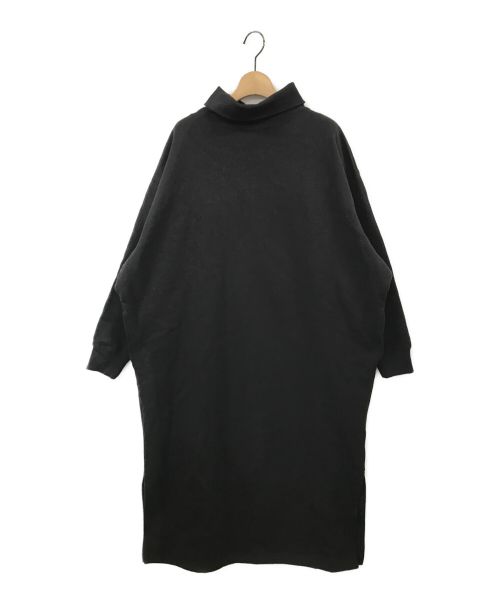 CITEN（シテン）CITEN (シテン) ハイネックボリュームスエットワンピース ブラック サイズ:FREEの古着・服飾アイテム