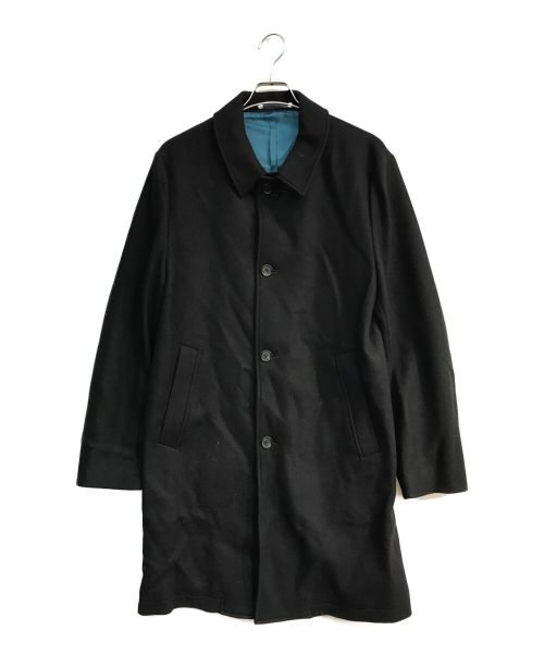 PS Paul Smith（ＰＳポールスミス）PS Paul Smith (ＰＳポールスミス) メルトンステンカラーコート　292701 ブラック サイズ:XLの古着・服飾アイテム