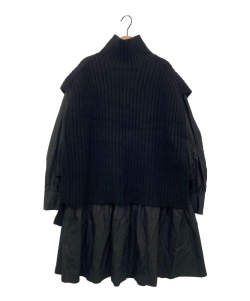 CADUNE（カデュネ）CADUNE (カデュネ) ティアードベストSET ブラック サイズ:38の古着・服飾アイテム
