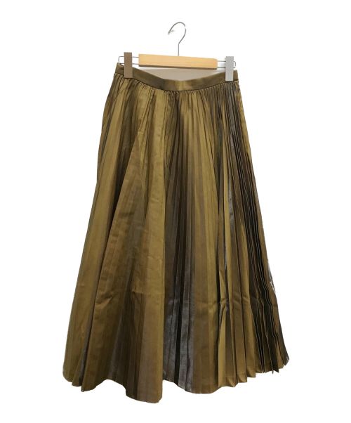 AKIRA NAKA（アキラナカ）AKIRA NAKA (アキラナカ) プリーツスカート オリーブ サイズ:38の古着・服飾アイテム