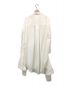 ENFOLD (エンフォルド) デザインチュニックシャツ ホワイト サイズ:38 未使用品：10800円