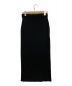 Whim Gazette (ウィムガゼット) リブフィットスカート ブラック サイズ:F：4800円