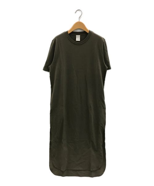 seya.（セヤ）seya. (セヤ) KANOKO JERSEY T－DRESS オリーブ サイズ:Sの古着・服飾アイテム
