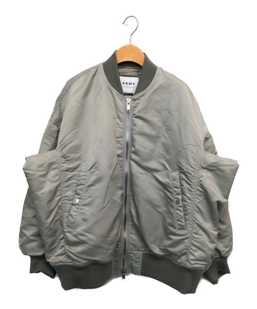 upper hights（アッパーハイツ）upper hights (アッパーハイツ) MA-1ジャケット シルバーグレー サイズ:2の古着・服飾アイテム