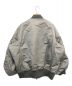 upper hights (アッパーハイツ) MA-1ジャケット シルバーグレー サイズ:2：15800円