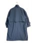 JUN RED (ジュン レッド) スムースタッチスタンドオーバーコート ブルー サイズ:L 未使用品：5800円