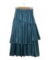 MURRAL (ミューラル) Flow tiered skirt ターコイズブルー サイズ:1：10800円