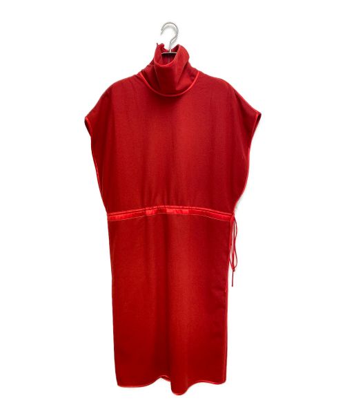 GUCCI（グッチ）GUCCI (グッチ) ハイネックドレス レッド サイズ:40 未使用品の古着・服飾アイテム