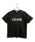 CELINE（セリーヌ）の古着「スタッズロゴTシャツ」｜ブラック