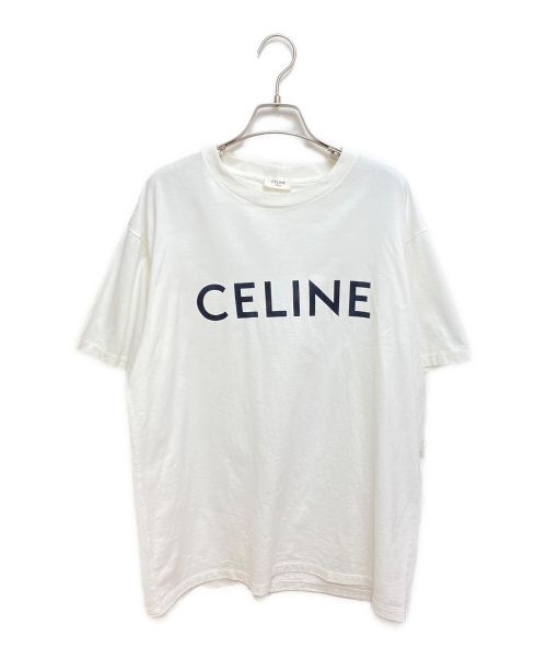 CELINE（セリーヌ）CELINE (セリーヌ) ルーズ Tシャツ / コットンジャージー ホワイト サイズ:Sの古着・服飾アイテム