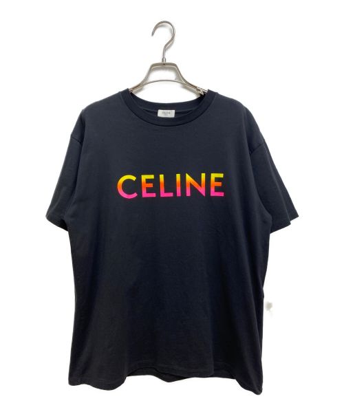 CELINE（セリーヌ）CELINE (セリーヌ) ルーズTシャツ / コットンジャージー ブラック サイズ:Sの古着・服飾アイテム