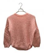 Ameri VINTAGEアメリヴィンテージ）の古着「BACK CABLE KNIT」｜ピンク