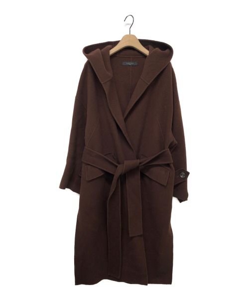 SACRA（サクラ）SACRA (サクラ) フードリバーコート ブラウン サイズ:38の古着・服飾アイテム