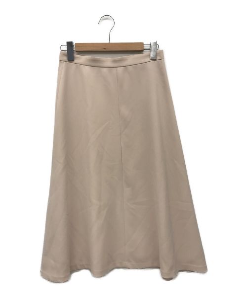 ANAYI（アナイ）ANAYI (アナイ) ストレッチクロスフレアスカート ベージュ サイズ:40の古着・服飾アイテム