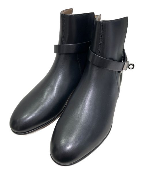 HERMES（エルメス）HERMES (エルメス) ネオショートブーツ ブラック サイズ:38 未使用品の古着・服飾アイテム