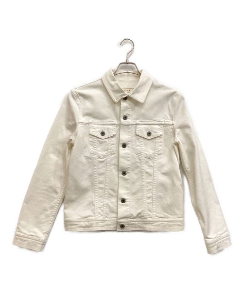 YCHAI（イカイ）YCHAI (イカイ) ホワイトデニムジャケット ホワイト サイズ:46の古着・服飾アイテム