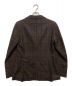 TAGLIATORE (タリアトーレ) 2Bツイードチェックジャケット ブラウン サイズ:SIZE46：17800円