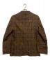TAGLIATORE (タリアトーレ) 2Bウールチェックジャケット ブラウン サイズ:SIZE46：17800円
