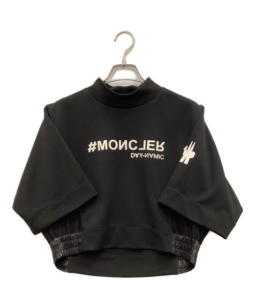 MONCLER GRENOBLE（モンクレール グルノーブル）MONCLER GRENOBLE (モンクレール グルノーブル) DAY-NAMICクロップドTシャツ ブラック サイズ:Sの古着・服飾アイテム