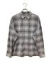 COOTIE（クーティー）の古着「22SS ombre check L/S shirt」｜グレー
