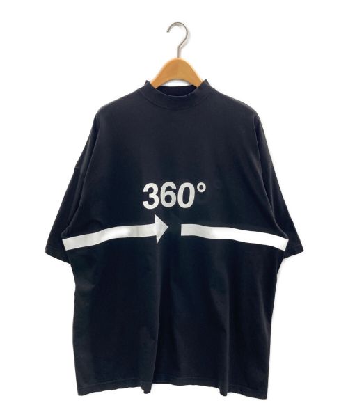 BALENCIAGA（バレンシアガ）BALENCIAGA (バレンシアガ) 360 TUBULAR T-SHIRT OVERSIZED ブラック サイズ:Lの古着・服飾アイテム