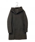 KAZUYUKI KUMAGAI ATTACHMENT）の古着「カシミア混二重織ビーバーフーデッドコート」｜グレー