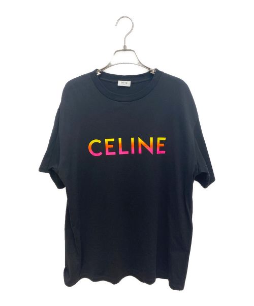 CELINE（セリーヌ）CELINE (セリーヌ) ルーズTシャツ / コットンジャージー ブラック サイズ:Sの古着・服飾アイテム
