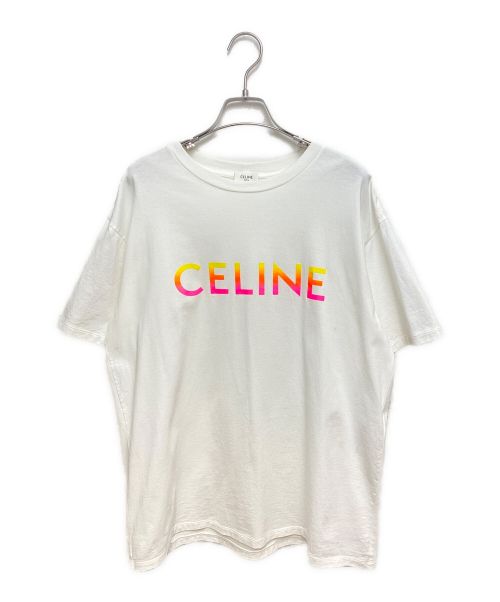 CELINE（セリーヌ）CELINE (セリーヌ) 22SS ルーズTシャツ / コットンジャージー ホワイト サイズ:Sの古着・服飾アイテム