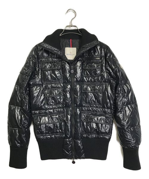 MONCLER（モンクレール）MONCLER (モンクレール) ダウンジャケット ブラック サイズ:2の古着・服飾アイテム