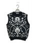 TTT MSW（ティー）の古着「Persia Knit Vest（ペルシャニットベスト）」｜ブラック