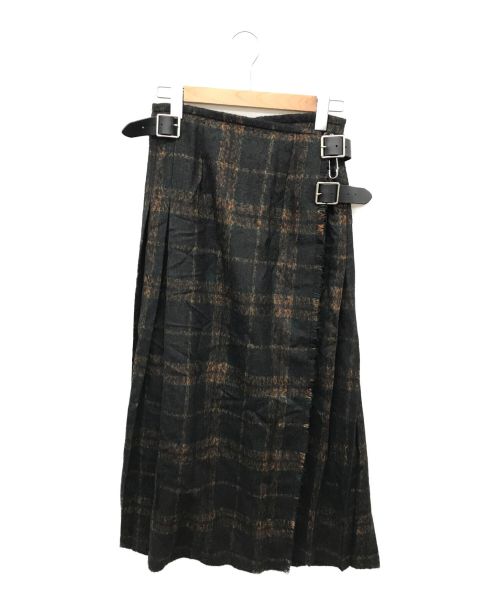 O’NEIL OF DUBLIN（オニールオブダブリン）O’NEIL OF DUBLIN (オニールオブダブリン) ラップスカート グリーン サイズ:F38の古着・服飾アイテム