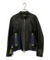 DSQUARED2（ディースクエアード）の古着「LEATHER MOTORCYCLE JACKET」｜ブラック