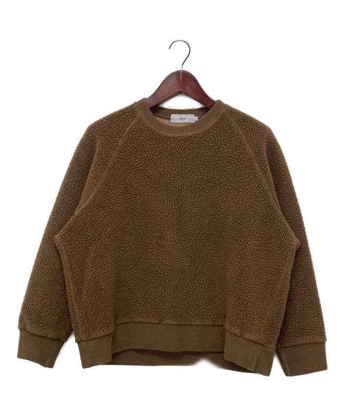 Graphpaper（グラフペーパー）Graphpaper (グラフペーパー) Wool Boa Sweater ブラウンの古着・服飾アイテム