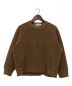 Graphpaper（グラフペーパー）の古着「Wool Boa Sweater」｜ブラウン