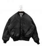 ALPHAアルファ）の古着「リバーシブルMA-1ジャケット」｜ブラック