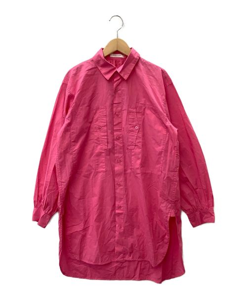 MACPHEE（マカフィー）MACPHEE (マカフィー) コットンタイプライタークロスオーバーシャツ ピンク サイズ:36 未使用品の古着・服飾アイテム