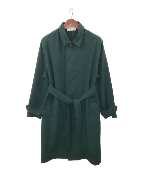 IORI（イオリ）IORI (イオリ) WOOLY BALMACAAN COAT グリーン サイズ:1の古着・服飾アイテム
