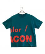 kolor/BEACONカラービーコン）の古着「ビッグロゴTシャツ」｜ブルー