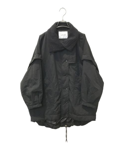 Lallia Mu（ラリア ムー）Lallia Mu (ラリア ムー) ナイロンジャケット ブラック サイズ:38の古着・服飾アイテム
