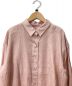 Noble (ノーブル) リネンオーバーコクーンシャツ ピンク サイズ:なし：3980円