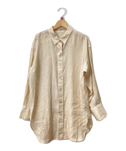 Noble（ノーブル）Noble (ノーブル) リネンオーバーコクーンシャツ アイボリー サイズ:なしの古着・服飾アイテム