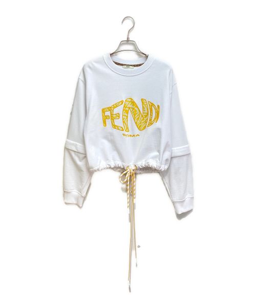 FENDI（フェンディ）FENDI (フェンディ) スウェット ホワイト サイズ:XSの古着・服飾アイテム