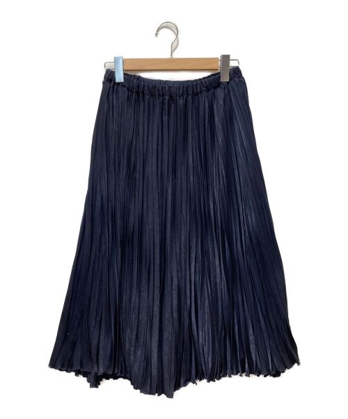 FRAMeWORK（フレームワーク）FRAMeWORK (フレームワーク) エアリープリーツスカート ネイビー サイズ:FREEの古着・服飾アイテム