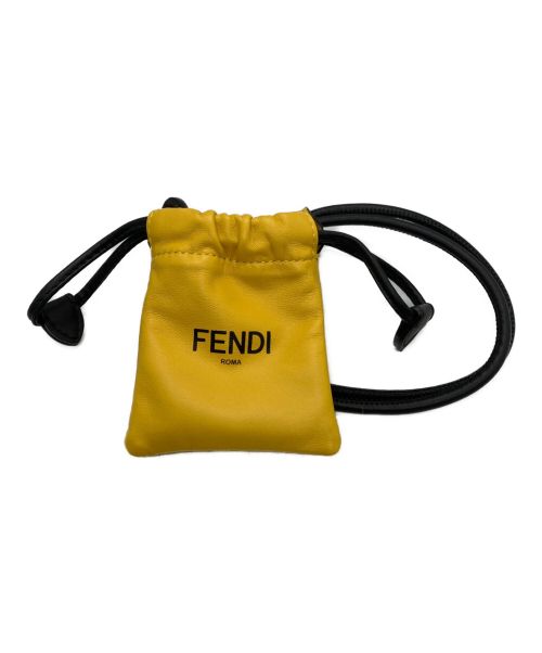 FENDI（フェンディ）FENDI (フェンディ) フォンポーチ イエローの古着・服飾アイテム
